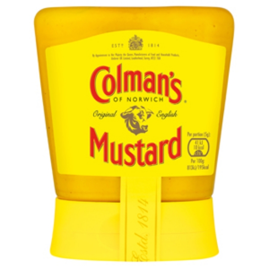 Picture of COLMANS English Mustard Squeezy 150g x6